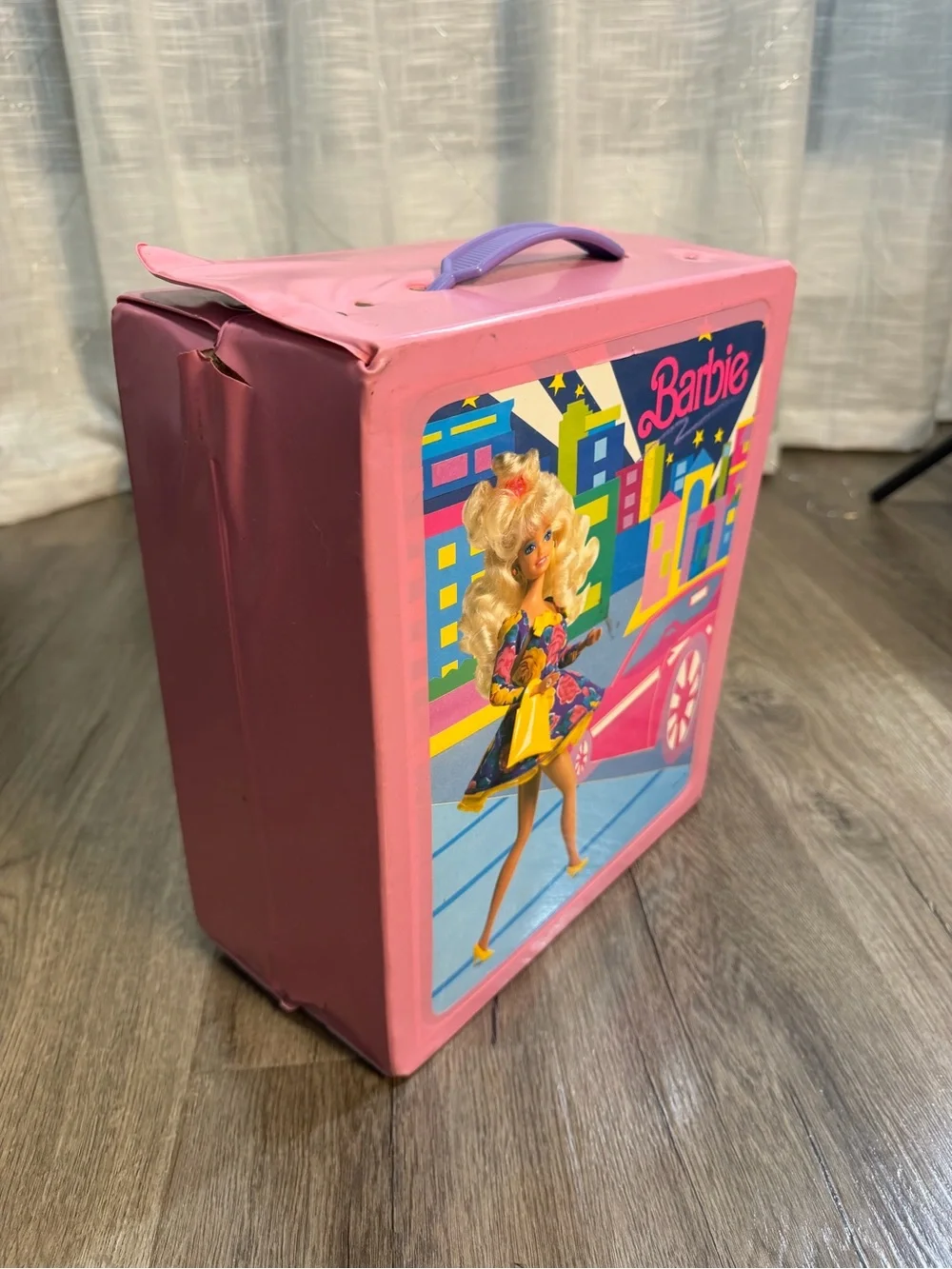 Barbie Pink Play Case with Multicolor Graphic